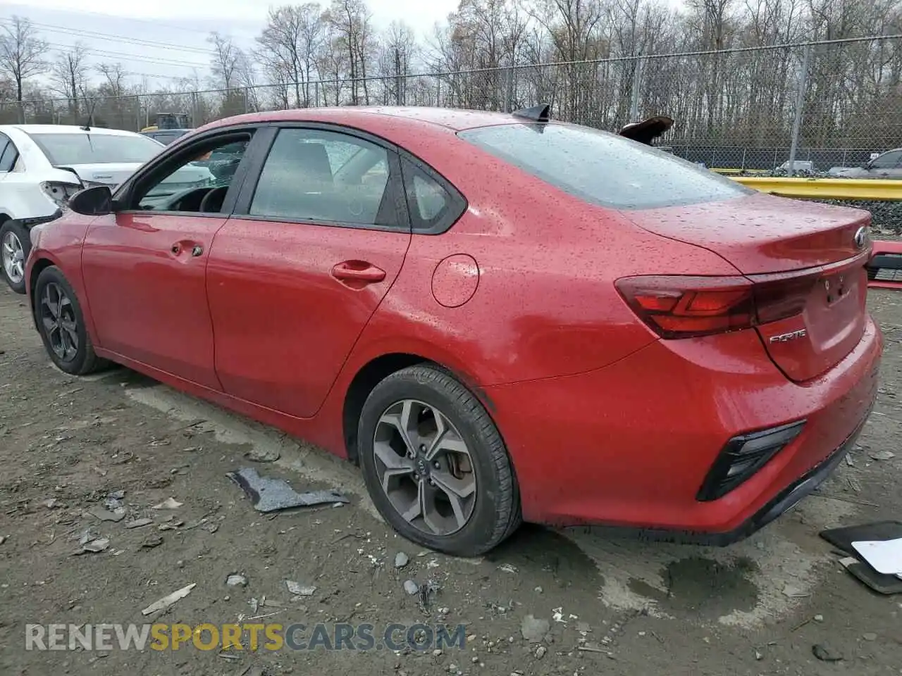 2 Photograph of a damaged car 3KPF24AD7LE150082 KIA FORTE 2020