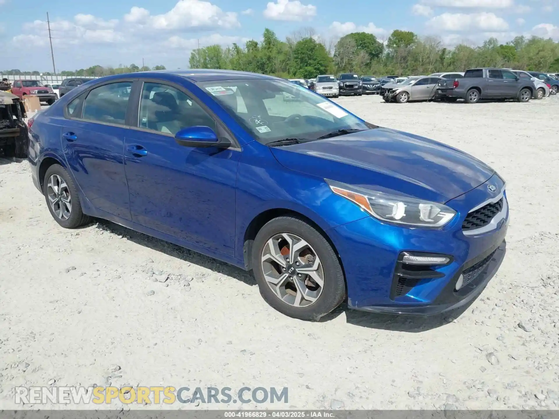 1 Photograph of a damaged car 3KPF24AD7LE203220 KIA FORTE 2020