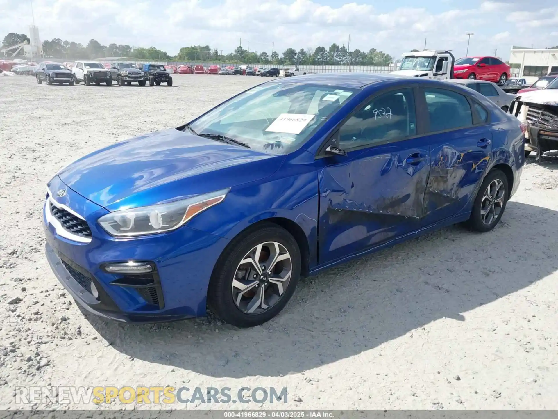 2 Photograph of a damaged car 3KPF24AD7LE203220 KIA FORTE 2020