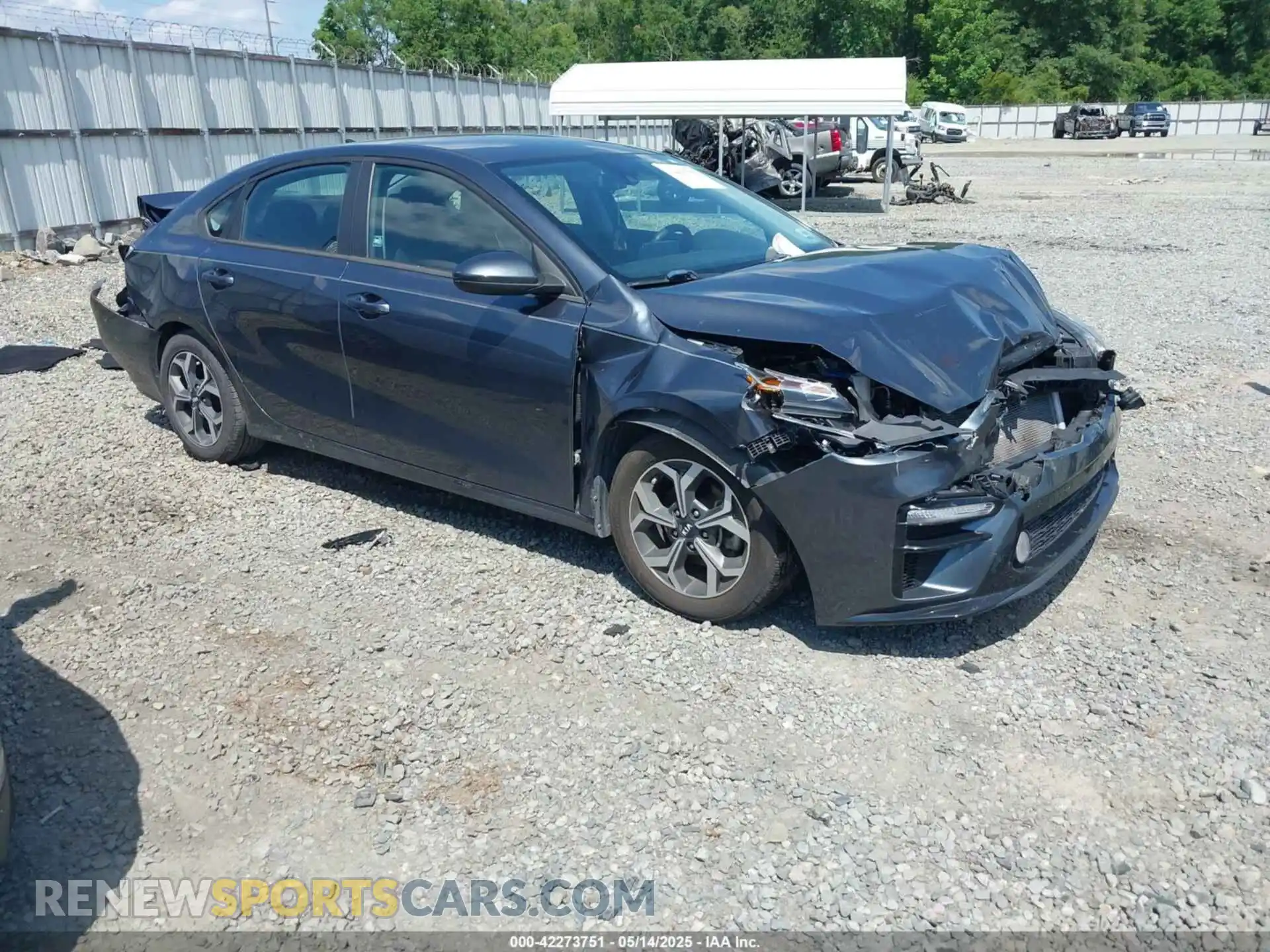 1 Photograph of a damaged car 3KPF24AD7LE234564 KIA FORTE 2020