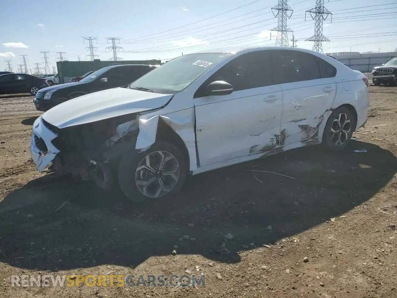 1 Photograph of a damaged car 3KPF24AD7LE241448 KIA FORTE 2020