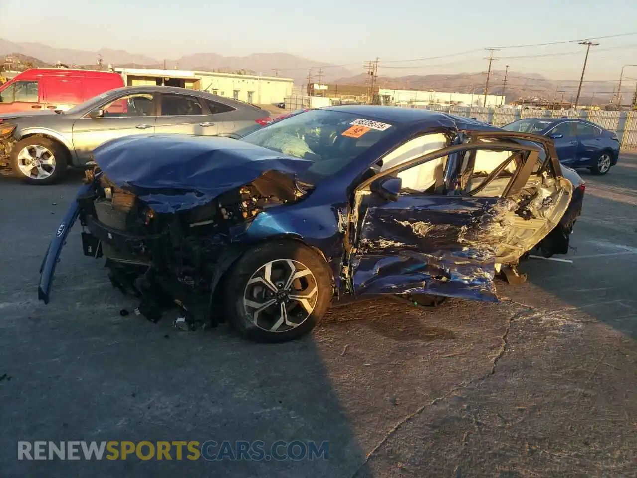 1 Photograph of a damaged car 3KPF24AD7LE254815 KIA FORTE 2020