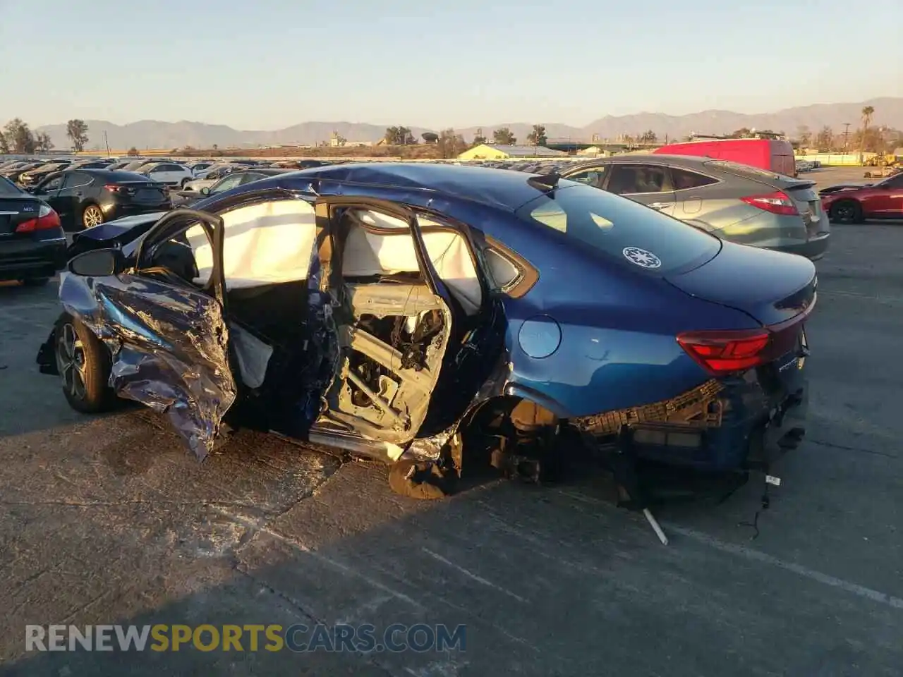 2 Photograph of a damaged car 3KPF24AD7LE254815 KIA FORTE 2020