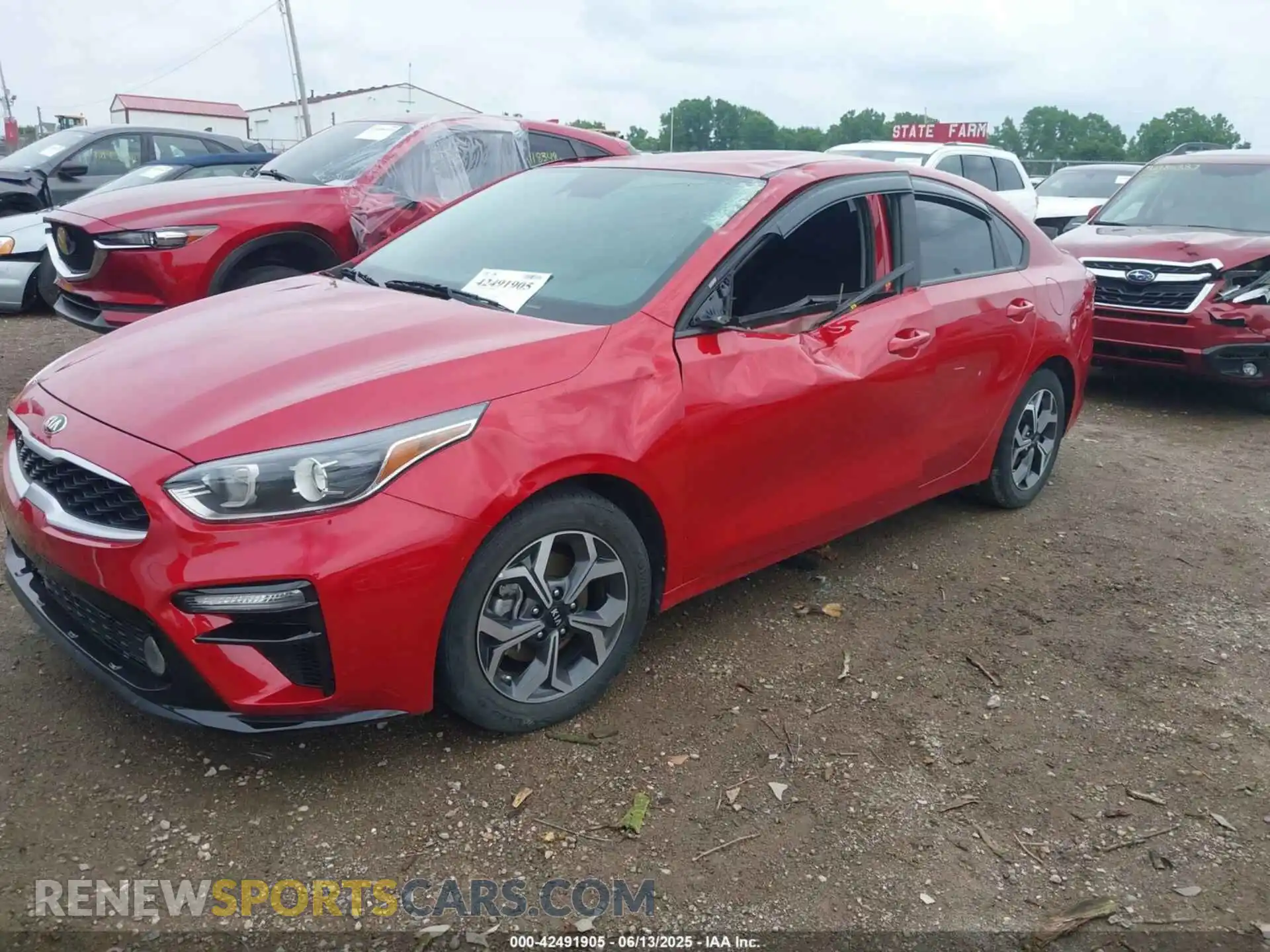 2 Photograph of a damaged car 3KPF24AD7LE260940 KIA FORTE 2020