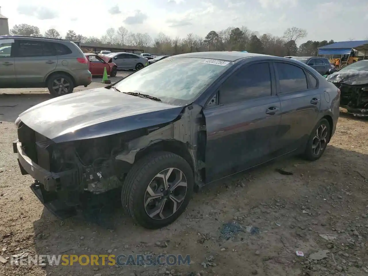 1 Photograph of a damaged car 3KPF24AD8LE155808 KIA FORTE 2020