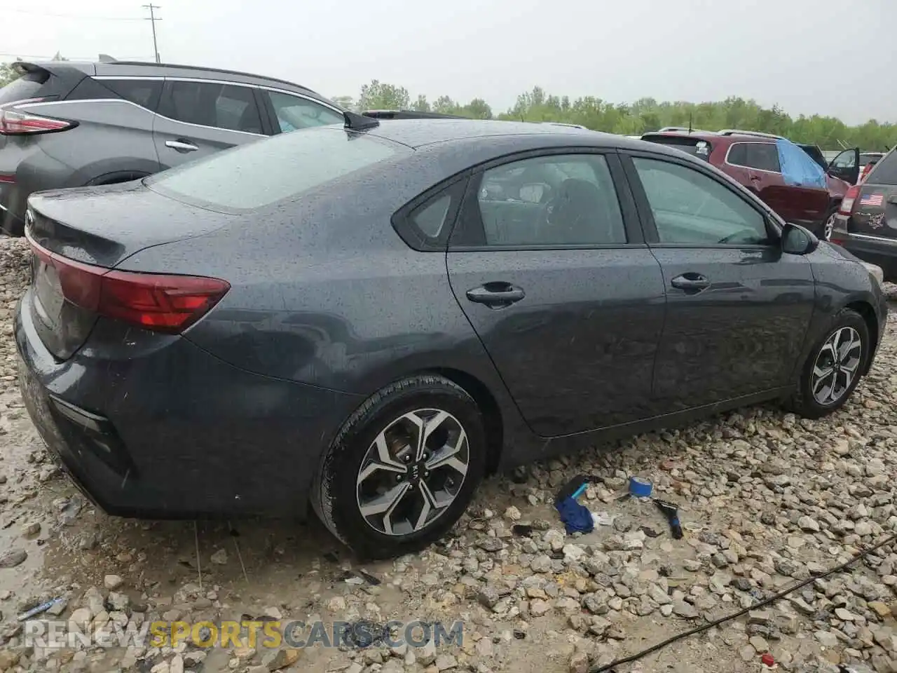 3 fotografías del automóvil dañado 3KPF24AD8LE175282 KIA FORTE 2020