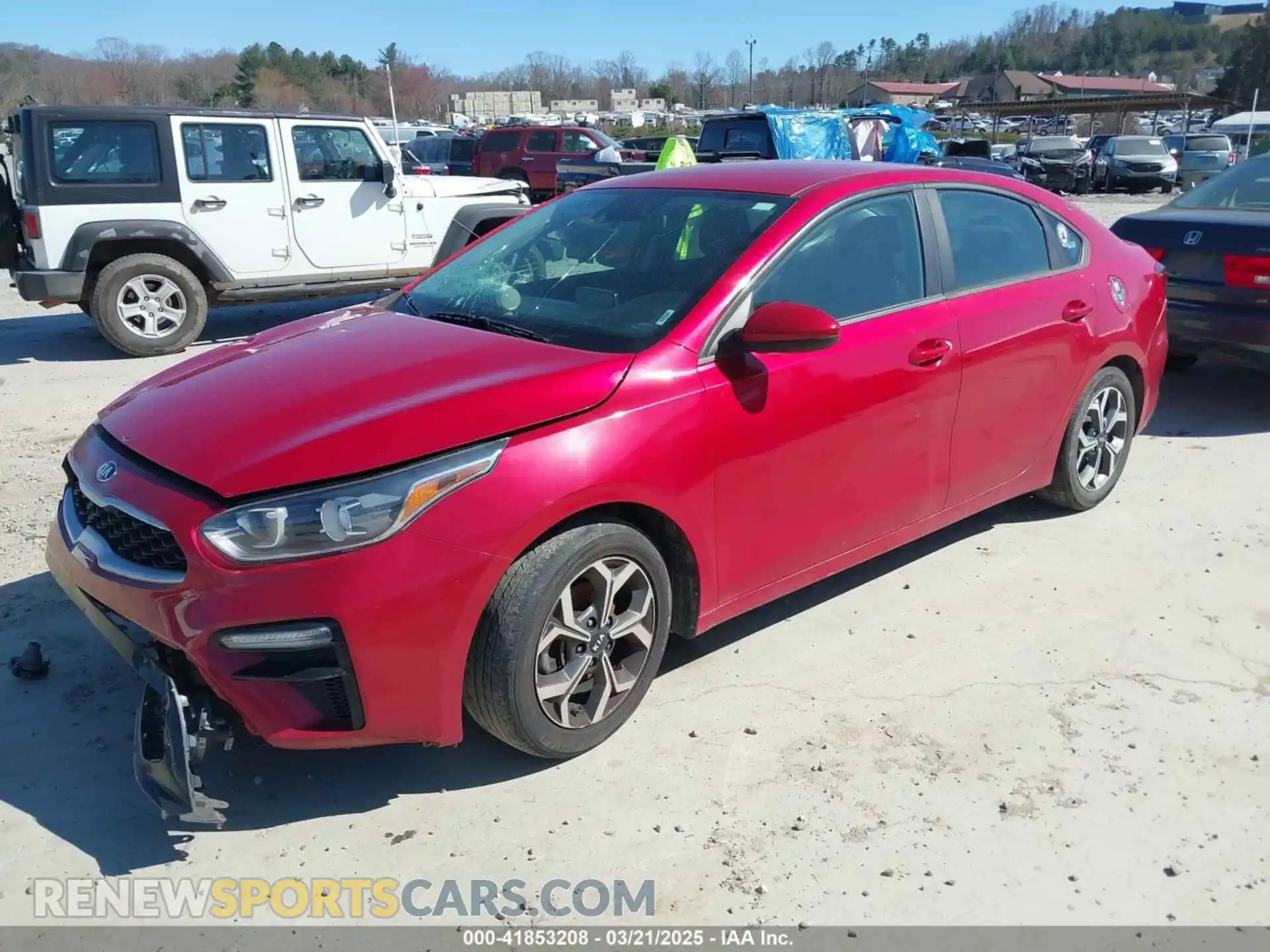 2 Photograph of a damaged car 3KPF24AD8LE182202 KIA FORTE 2020