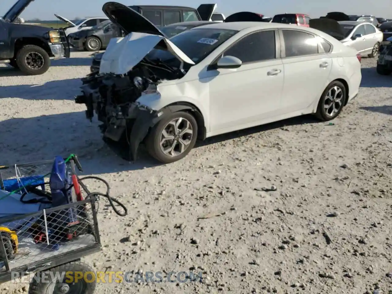 1 Photograph of a damaged car 3KPF24AD8LE196388 KIA FORTE 2020