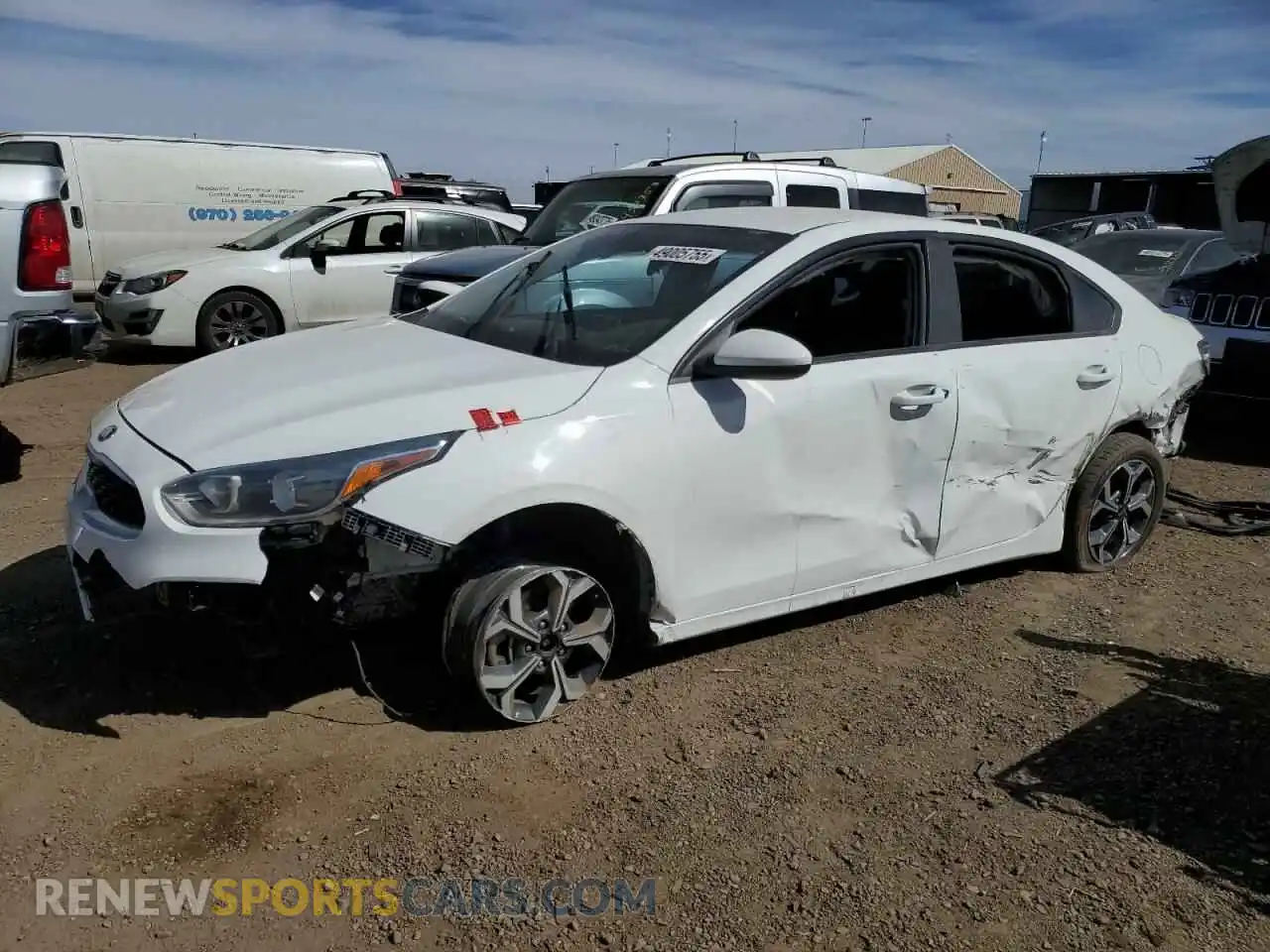 1 Photograph of a damaged car 3KPF24AD9LE173749 KIA FORTE 2020