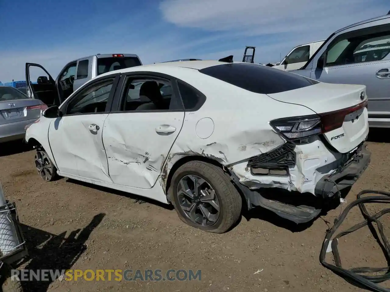 2 Photograph of a damaged car 3KPF24AD9LE173749 KIA FORTE 2020