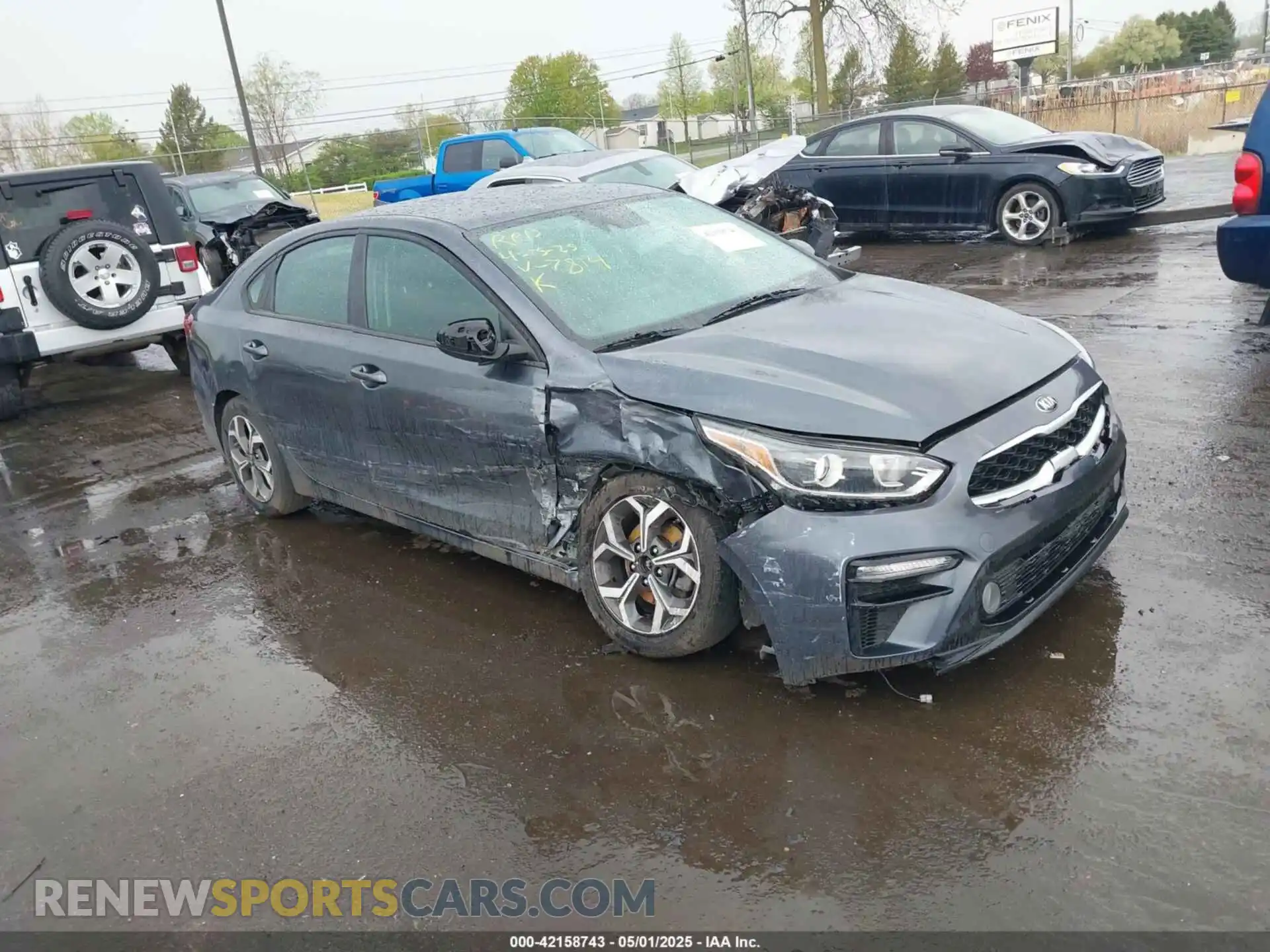 1 fotografías del automóvil dañado 3KPF24AD9LE187814 KIA FORTE 2020