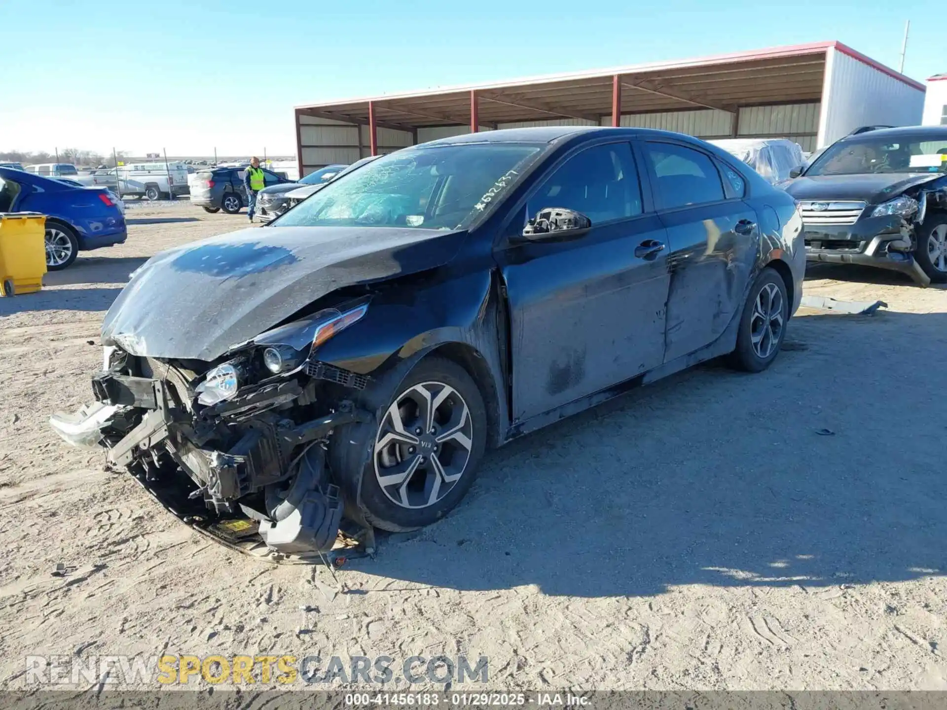 2 Photograph of a damaged car 3KPF24ADXLE178555 KIA FORTE 2020
