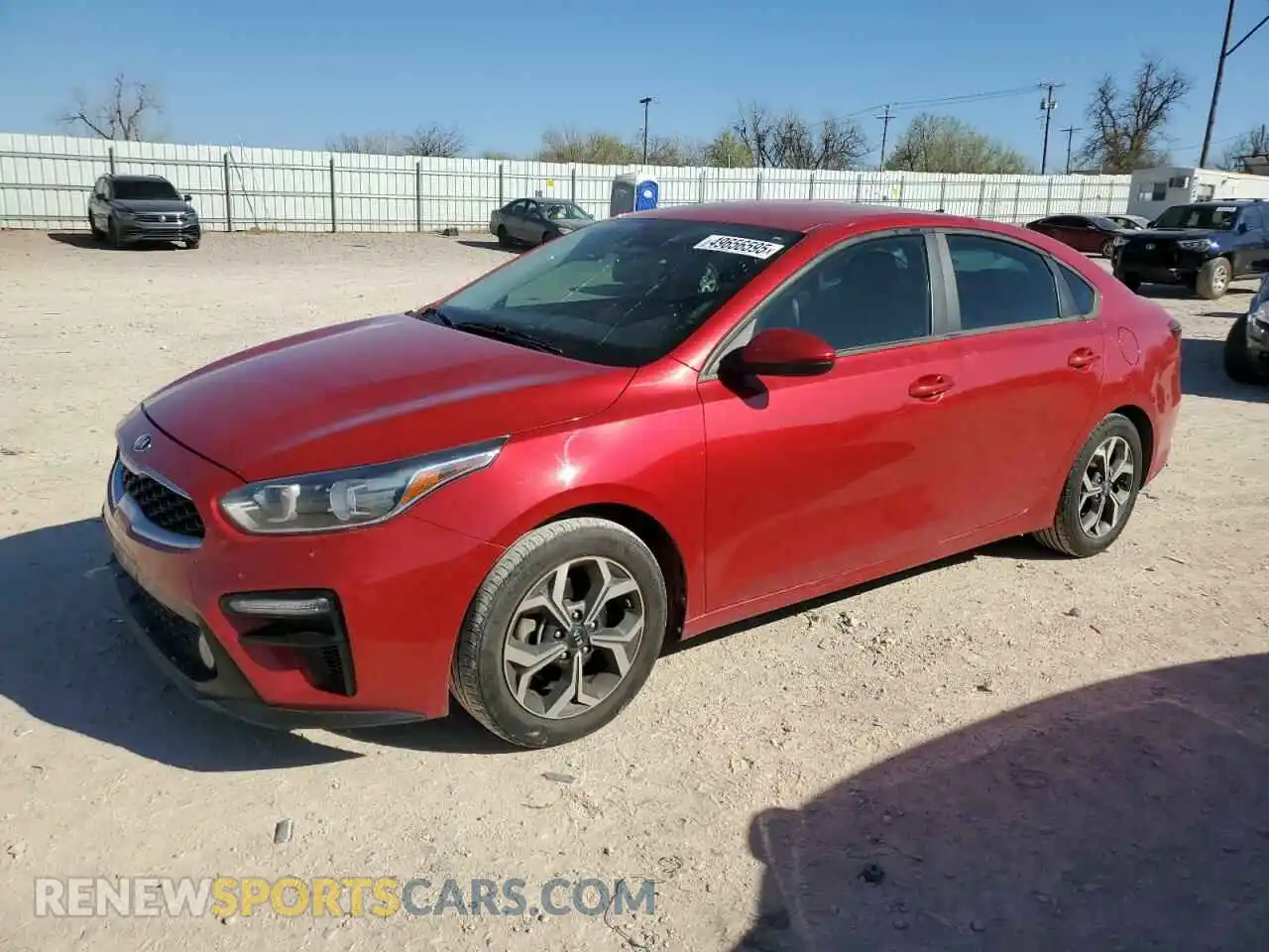 1 Photograph of a damaged car 3KPF24ADXLE237183 KIA FORTE 2020
