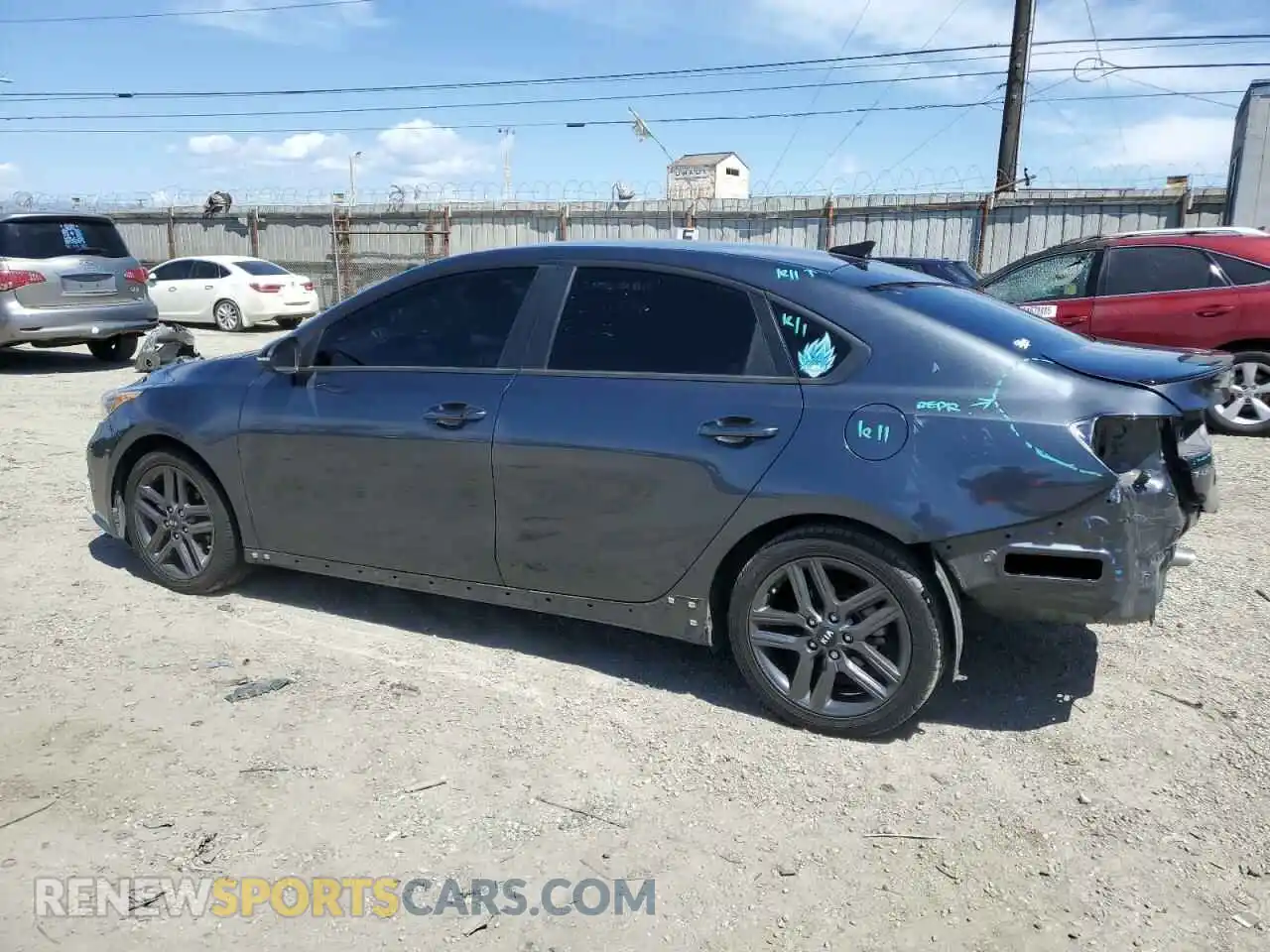 2 Photograph of a damaged car 3KPF34AD0LE194096 KIA FORTE 2020