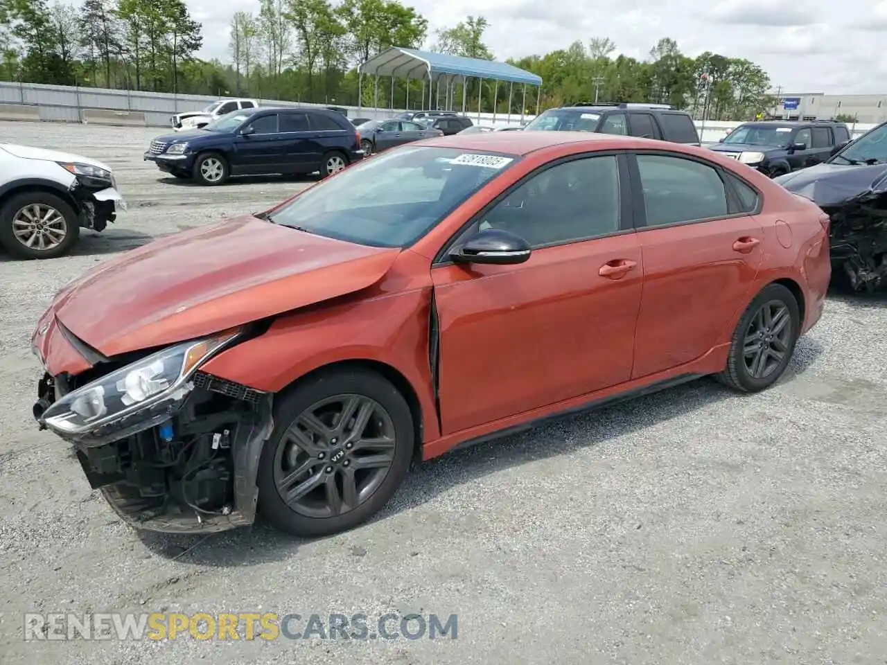 1 Photograph of a damaged car 3KPF34AD6LE232267 KIA FORTE 2020