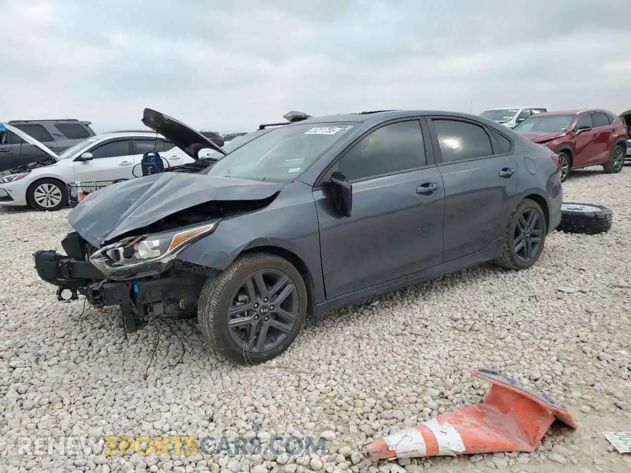 1 Photograph of a damaged car 3KPF34AD7LE230012 KIA FORTE 2020