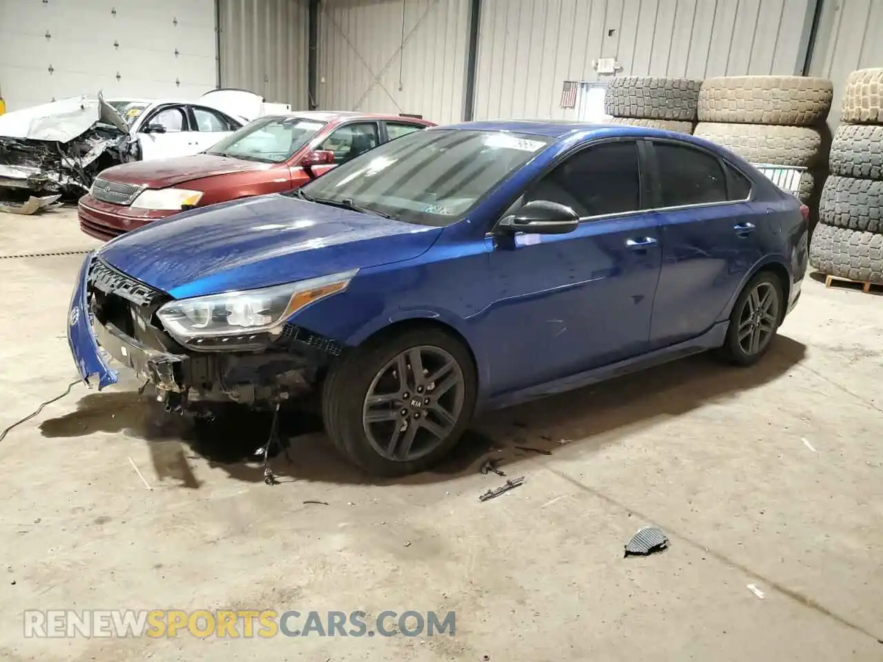 1 Photograph of a damaged car 3KPF34AD9LE181539 KIA FORTE 2020