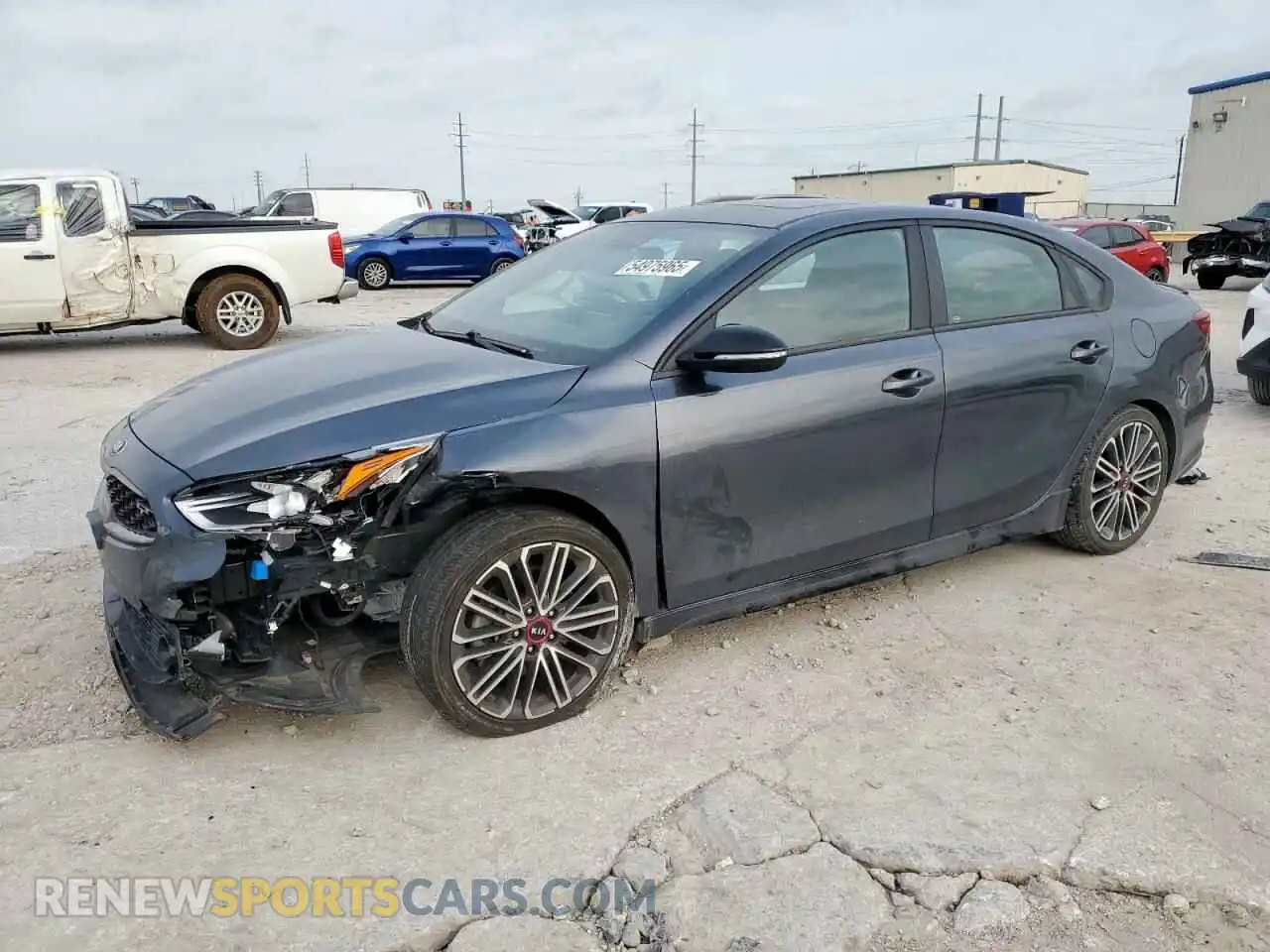 1 Photograph of a damaged car 3KPF44AC2LE223764 KIA FORTE 2020