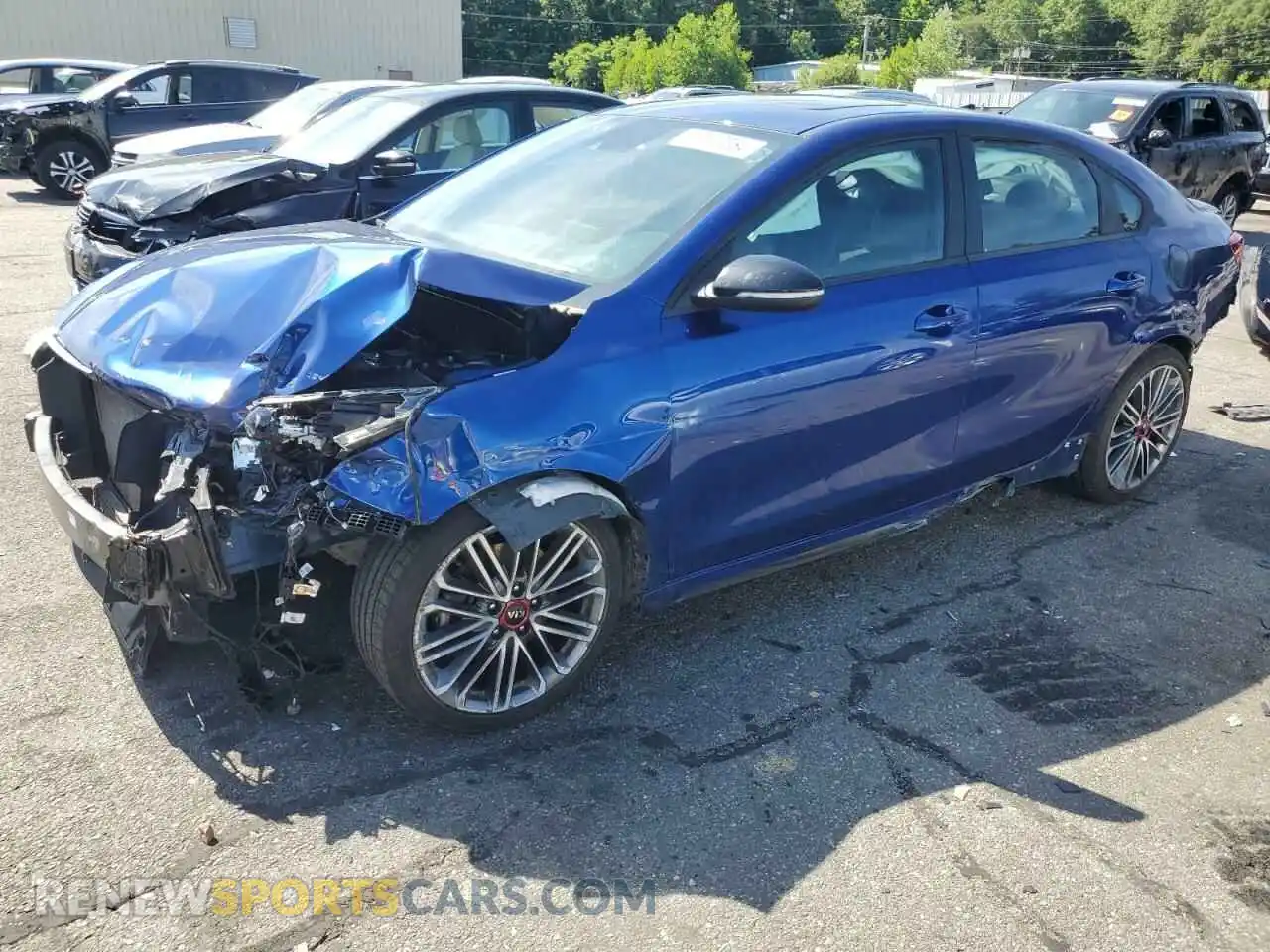 1 Photograph of a damaged car 3KPF44AC3LE158424 KIA FORTE 2020