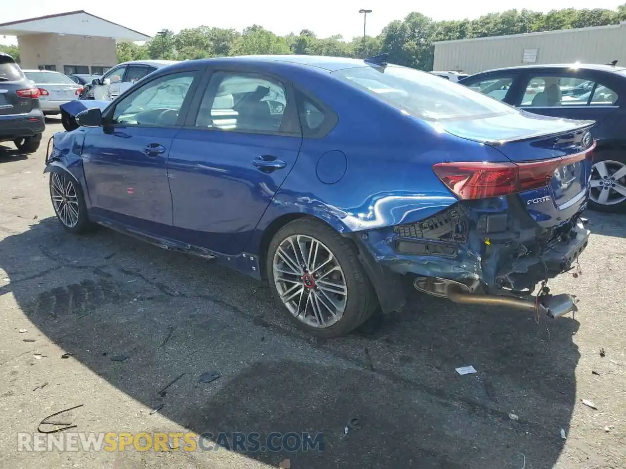 2 Photograph of a damaged car 3KPF44AC3LE158424 KIA FORTE 2020