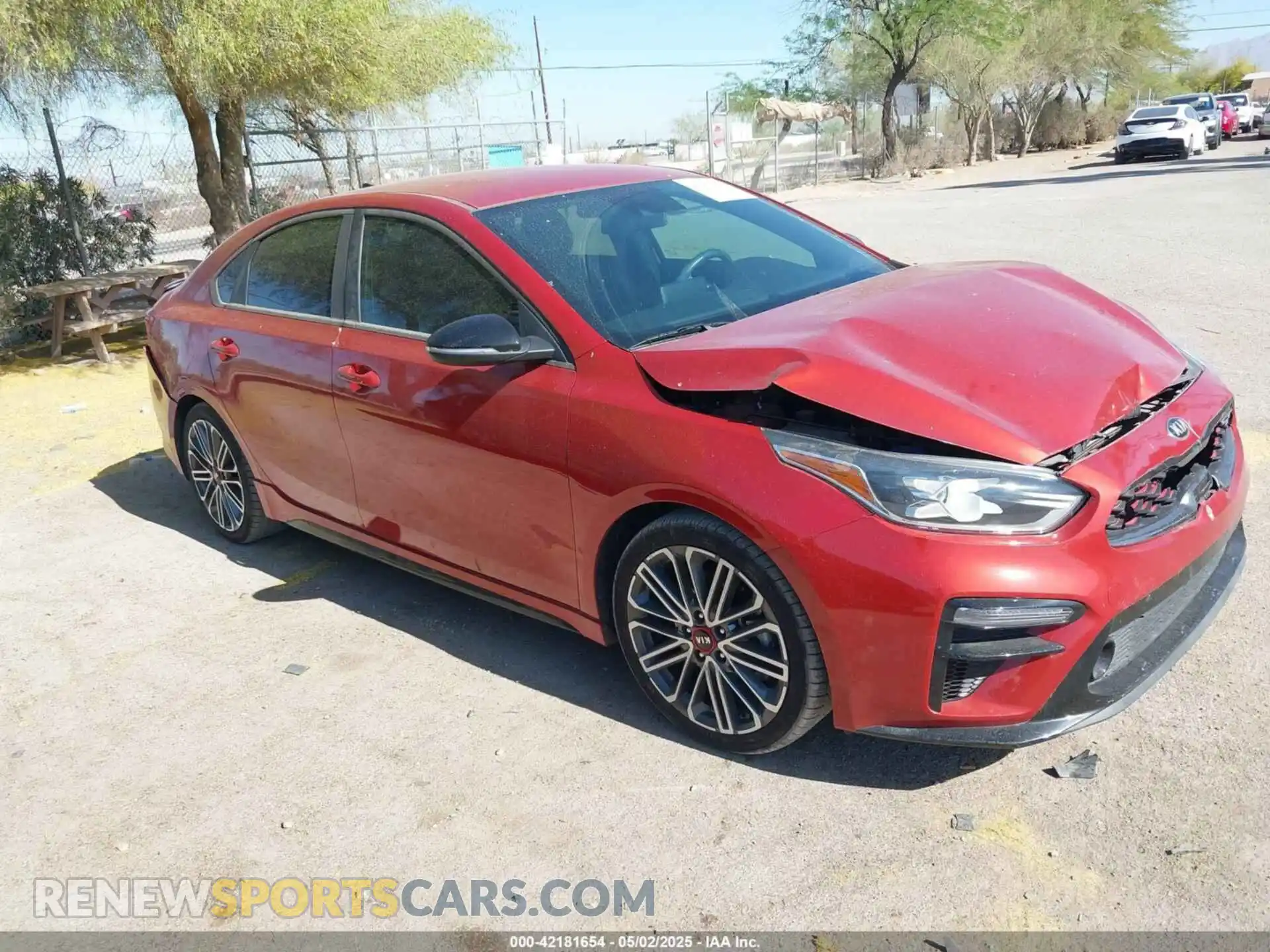 1 Photograph of a damaged car 3KPF44AC9LE227620 KIA FORTE 2020