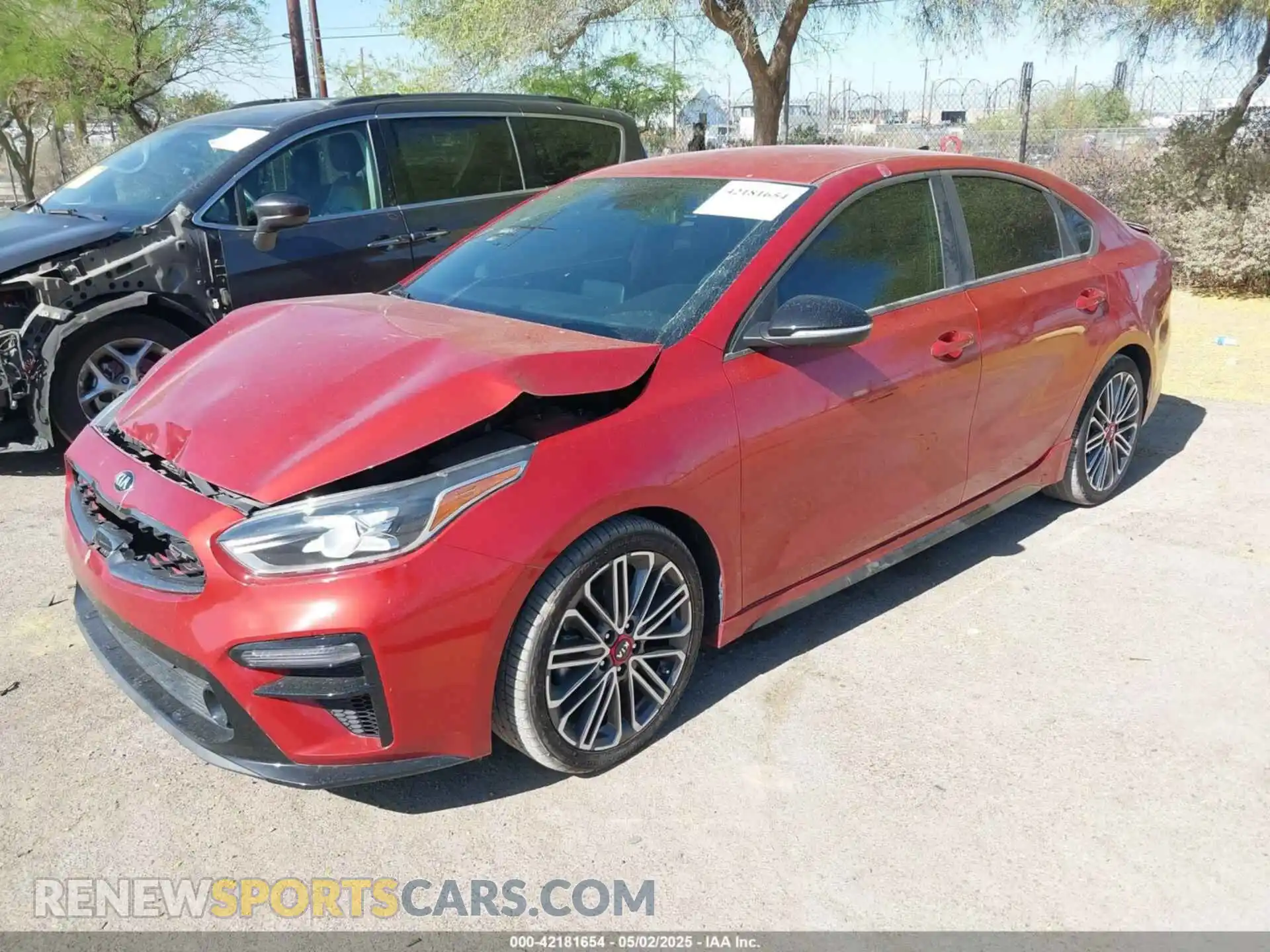 2 Photograph of a damaged car 3KPF44AC9LE227620 KIA FORTE 2020