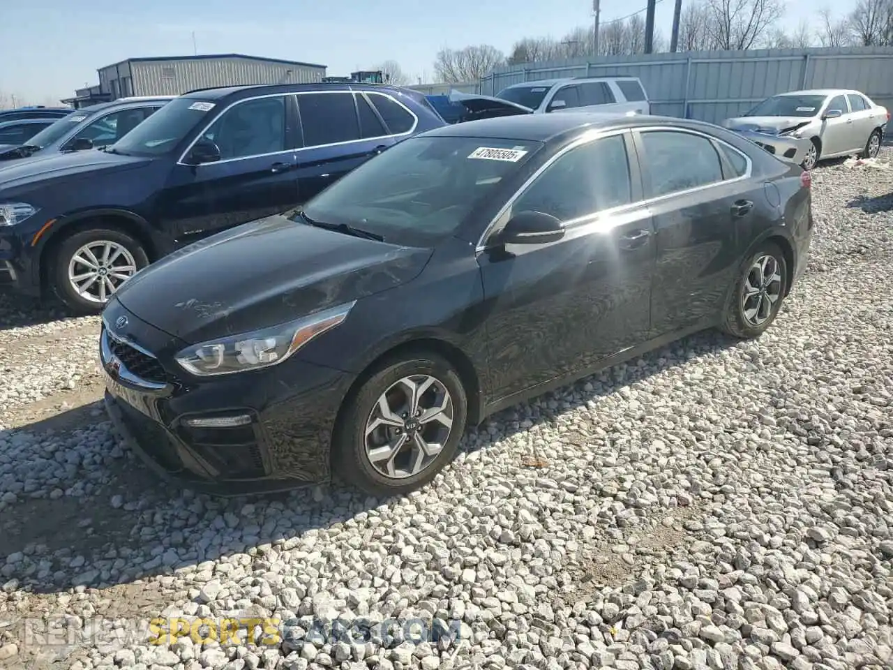 1 Photograph of a damaged car 3KPF54AD2LE143421 KIA FORTE 2020