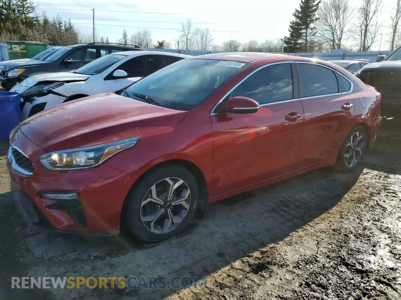 1 Photograph of a damaged car 3KPF54AD6LE142028 KIA FORTE 2020