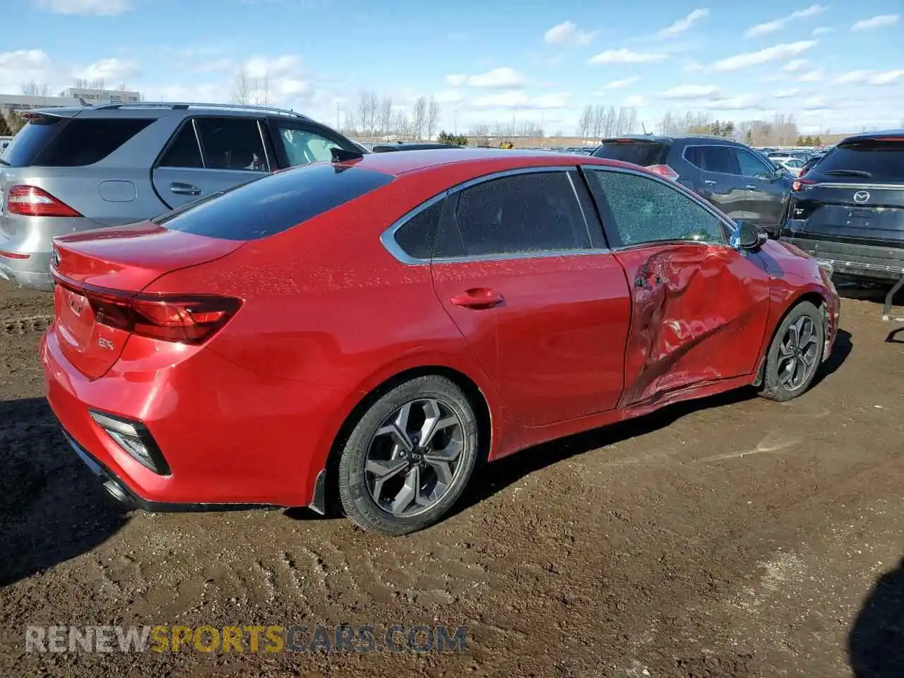 3 Photograph of a damaged car 3KPF54AD6LE142028 KIA FORTE 2020
