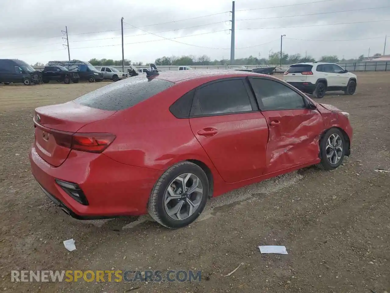 3 Photograph of a damaged car 3KPF24AD0ME266886 KIA FORTE 2021