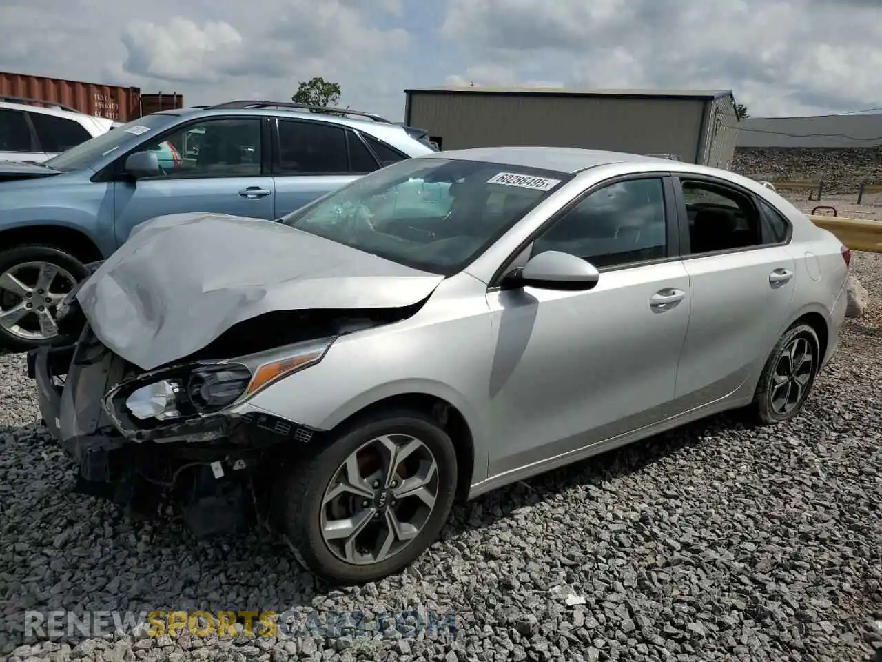 1 Photograph of a damaged car 3KPF24AD0ME271098 KIA FORTE 2021