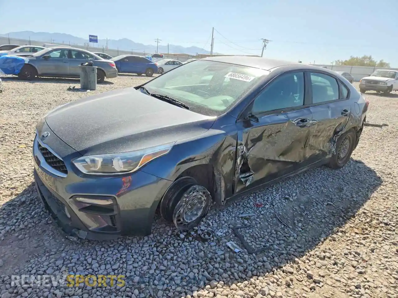 1 Photograph of a damaged car 3KPF24AD0ME286281 KIA FORTE 2021
