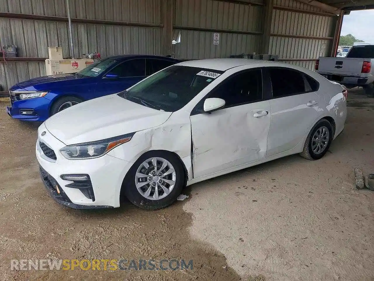 1 Photograph of a damaged car 3KPF24AD0ME290394 KIA FORTE 2021