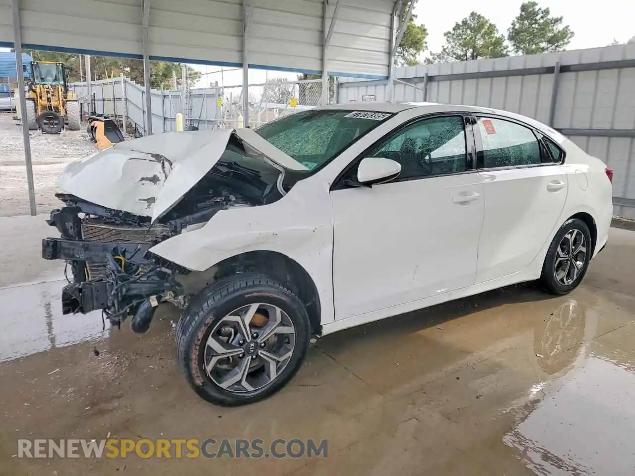 1 Photograph of a damaged car 3KPF24AD0ME309963 KIA FORTE 2021