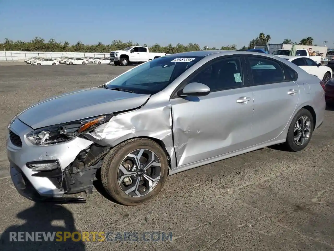 1 Photograph of a damaged car 3KPF24AD0ME334121 KIA FORTE 2021
