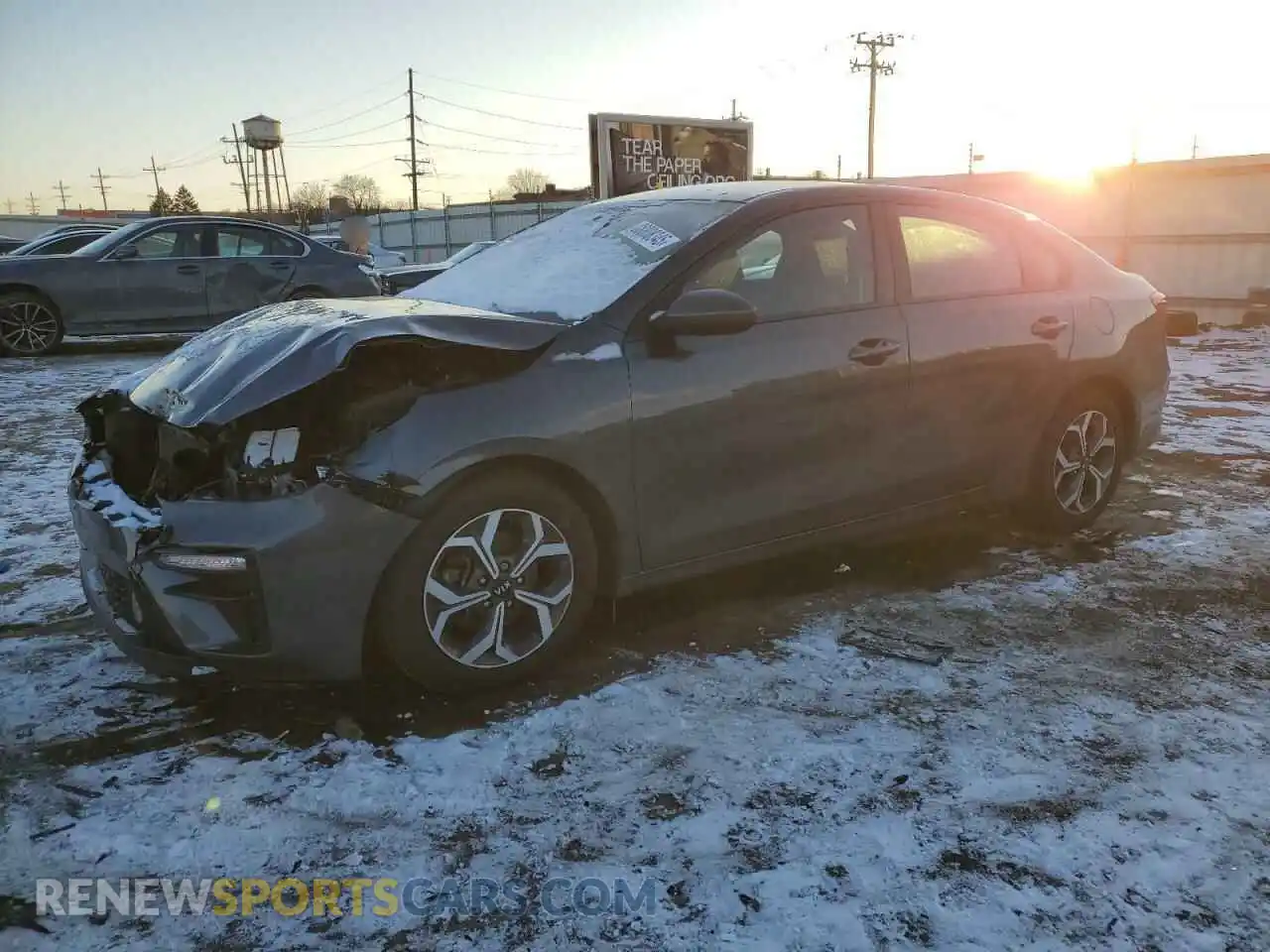 1 Photograph of a damaged car 3KPF24AD0ME334572 KIA FORTE 2021