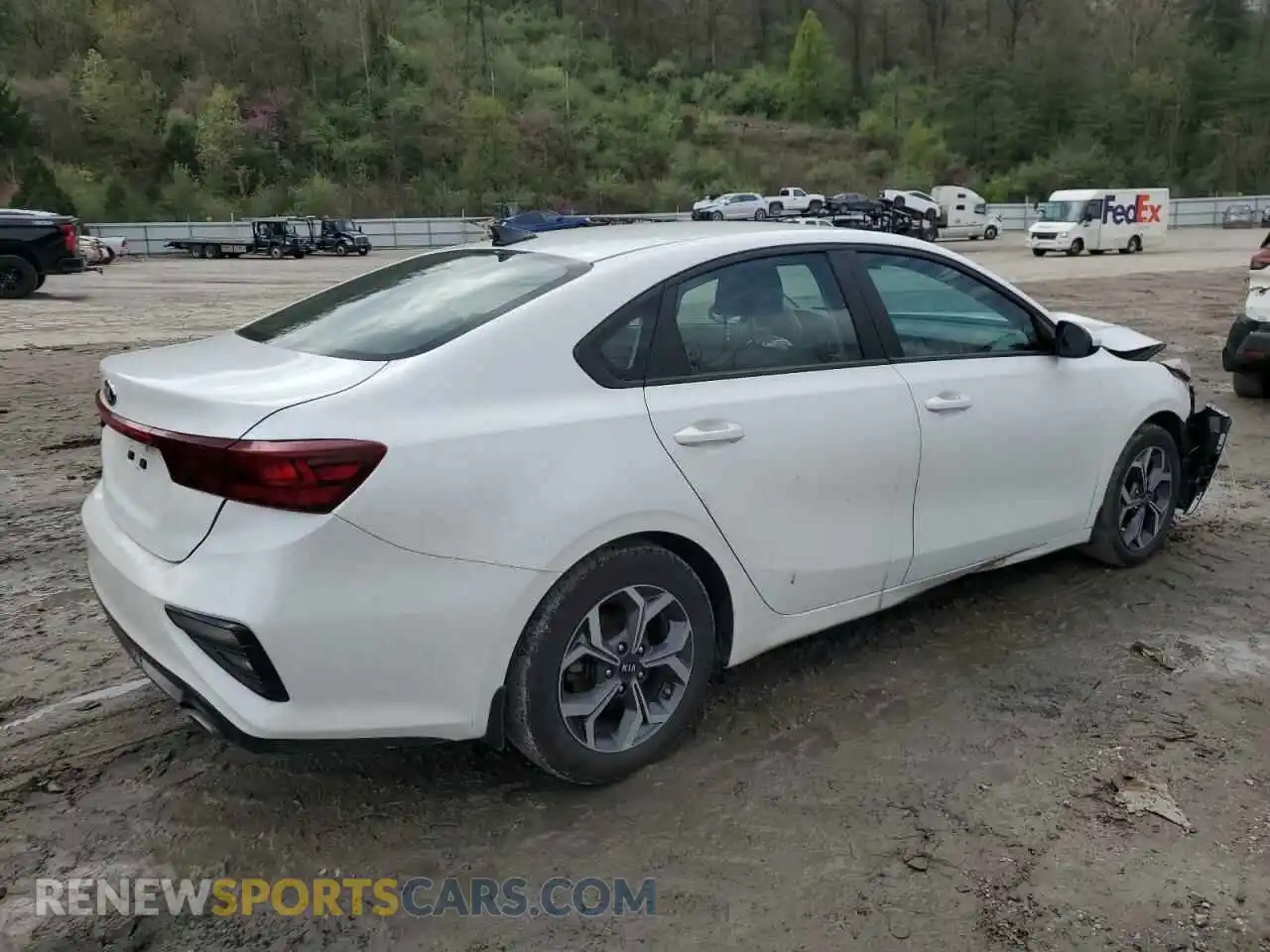 3 Photograph of a damaged car 3KPF24AD0ME337066 KIA FORTE 2021