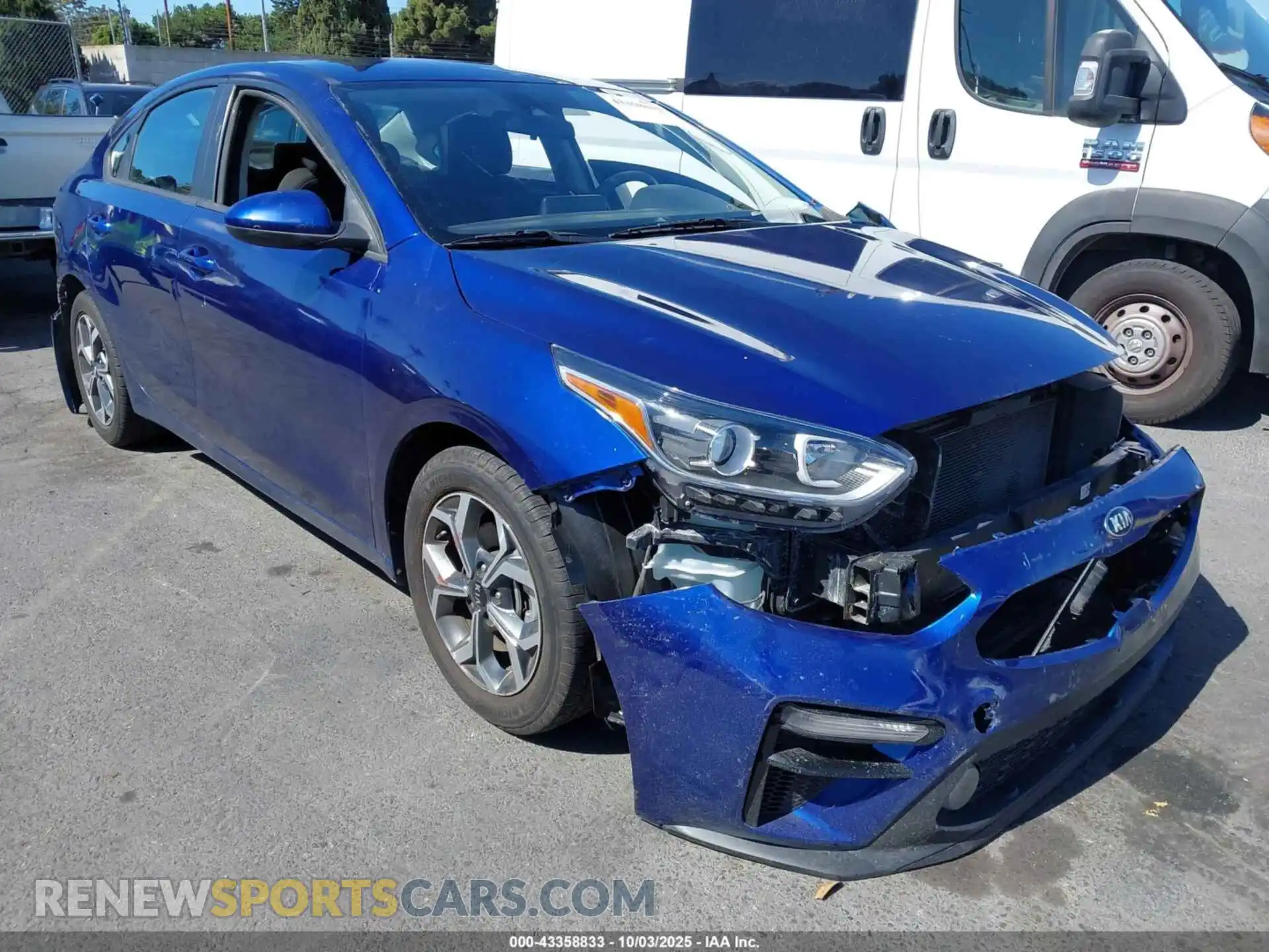 1 Photograph of a damaged car 3KPF24AD0ME339318 KIA FORTE 2021