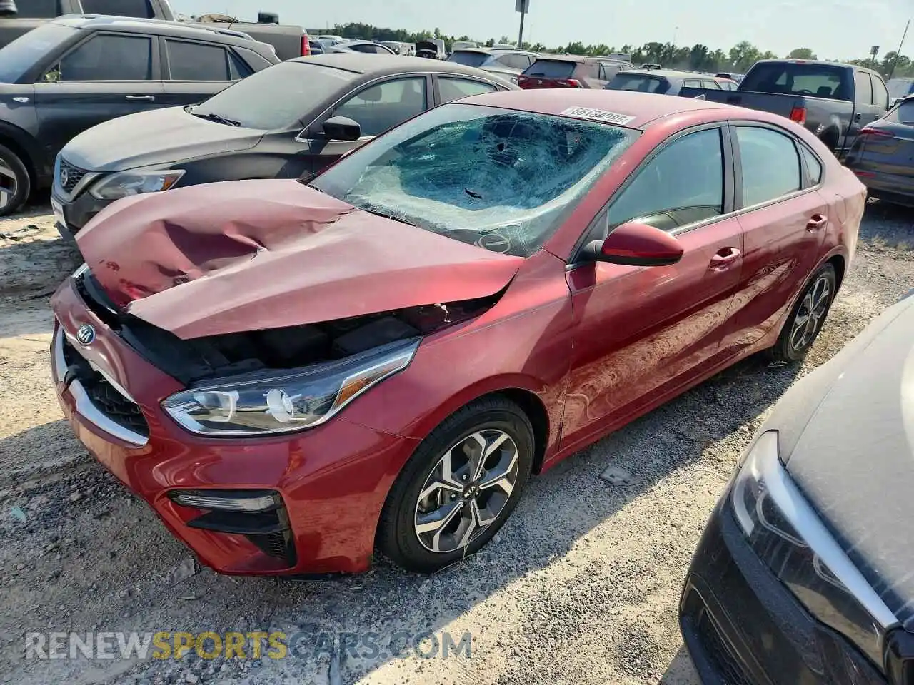 1 fotografías del automóvil dañado 3KPF24AD0ME340095 KIA FORTE 2021