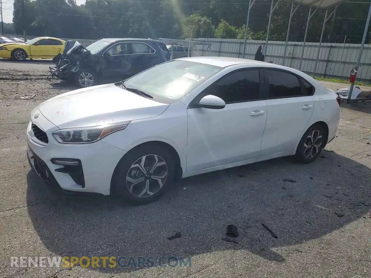1 Photograph of a damaged car 3KPF24AD0ME344373 KIA FORTE 2021