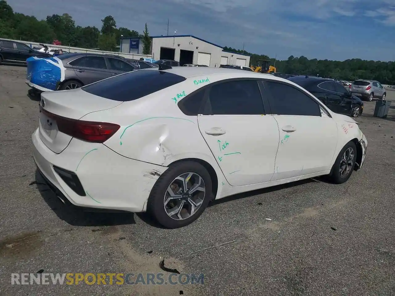 3 Photograph of a damaged car 3KPF24AD0ME344373 KIA FORTE 2021