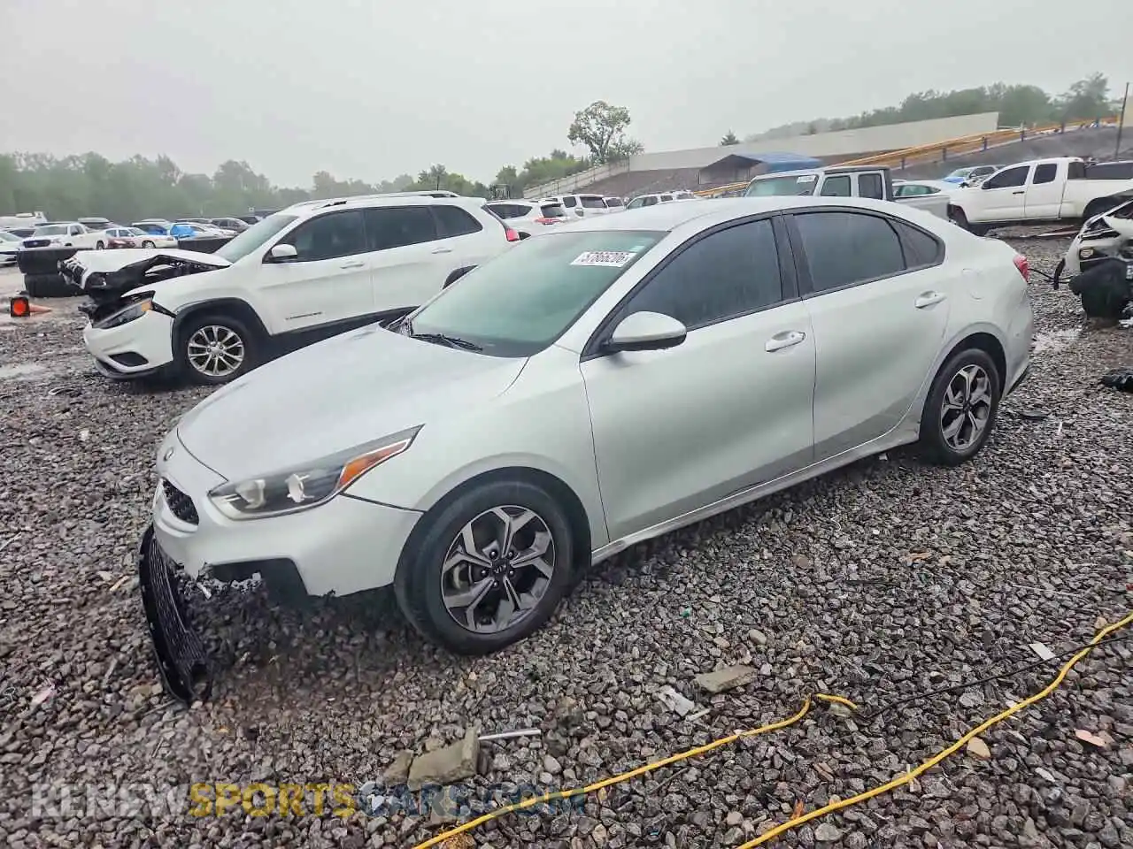 1 Photograph of a damaged car 3KPF24AD0ME345457 KIA FORTE 2021