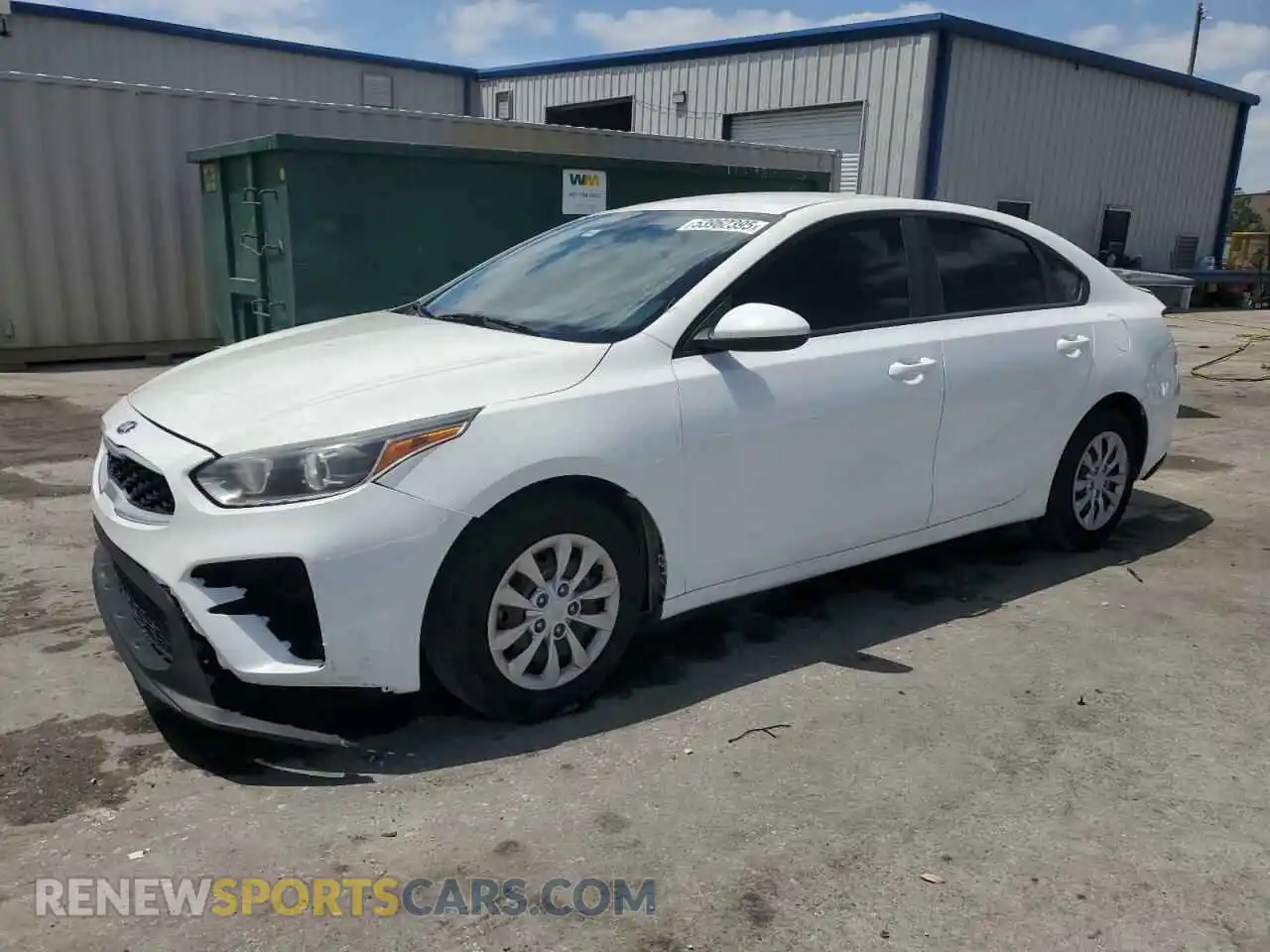 1 Photograph of a damaged car 3KPF24AD0ME362078 KIA FORTE 2021