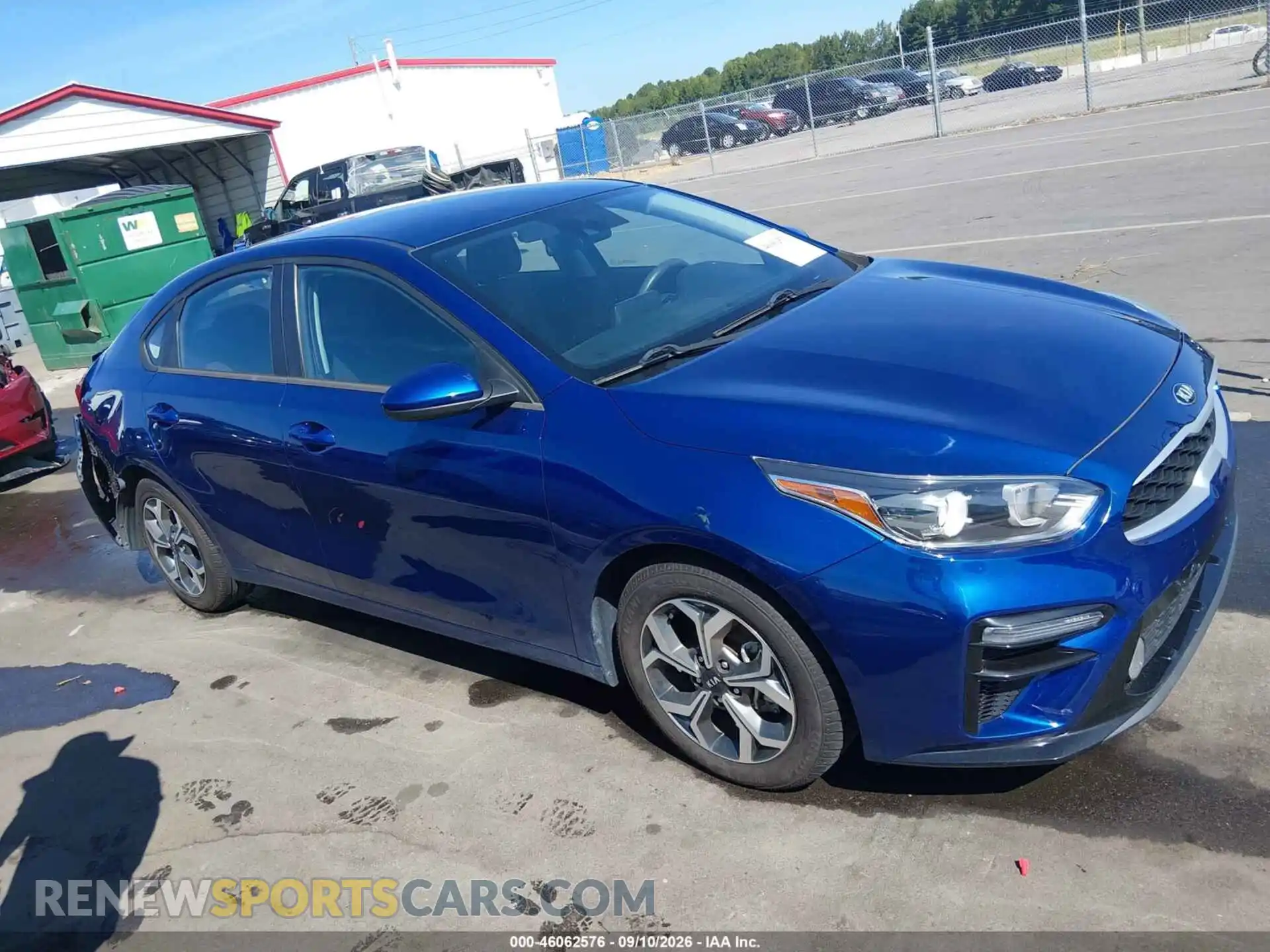 1 Photograph of a damaged car 3KPF24AD0ME382332 KIA FORTE 2021