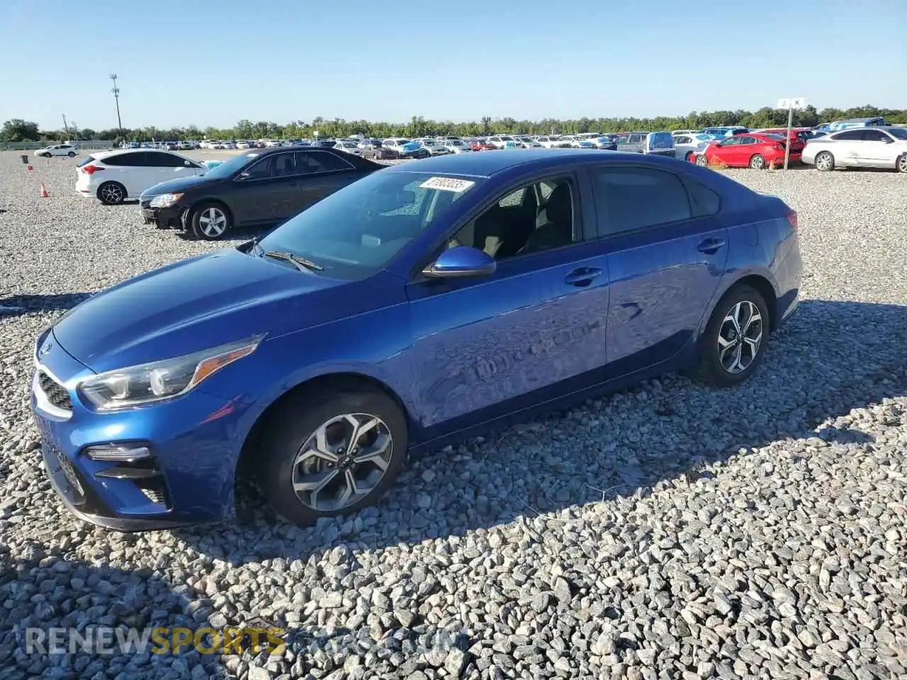 1 Photograph of a damaged car 3KPF24AD0ME405799 KIA FORTE 2021
