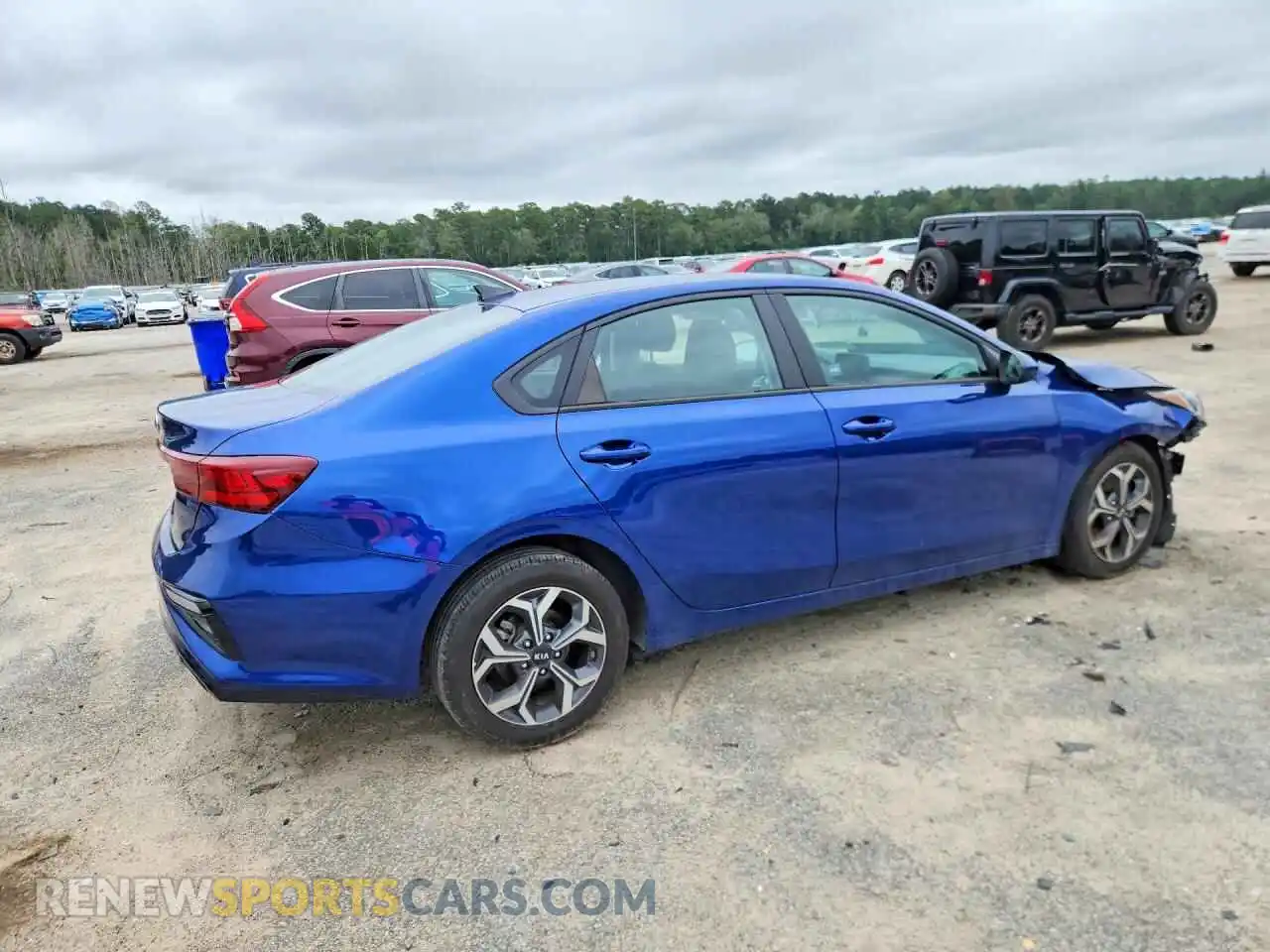 3 Photograph of a damaged car 3KPF24AD1ME266606 KIA FORTE 2021