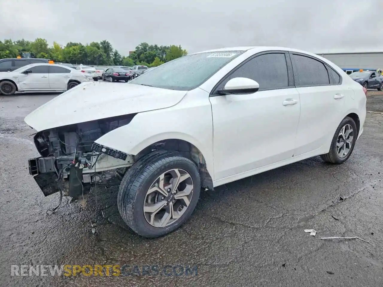1 Photograph of a damaged car 3KPF24AD1ME271935 KIA FORTE 2021