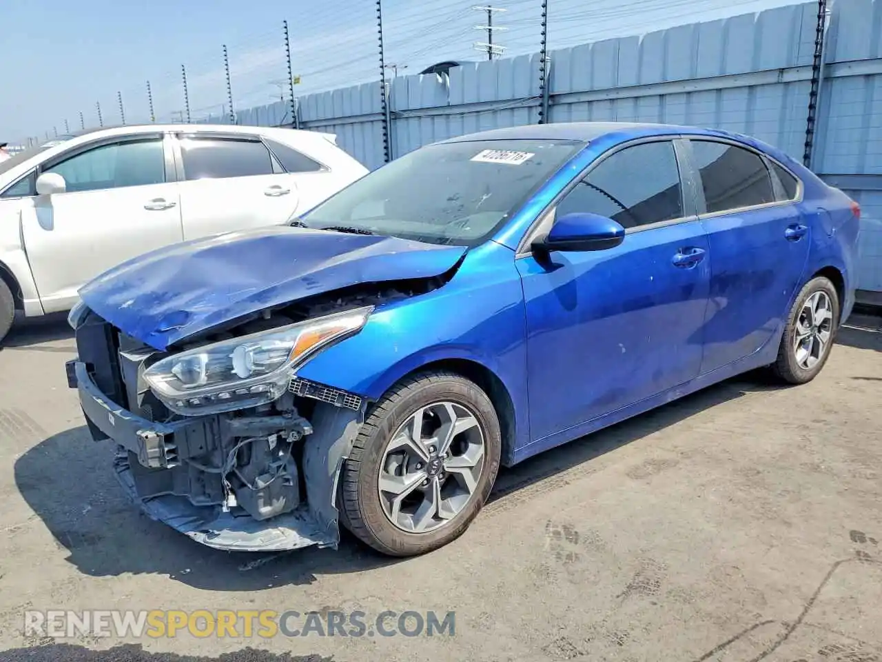 1 Photograph of a damaged car 3KPF24AD1ME272101 KIA FORTE 2021