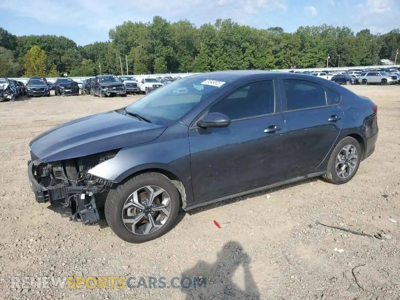 1 Photograph of a damaged car 3KPF24AD1ME274236 KIA FORTE 2021