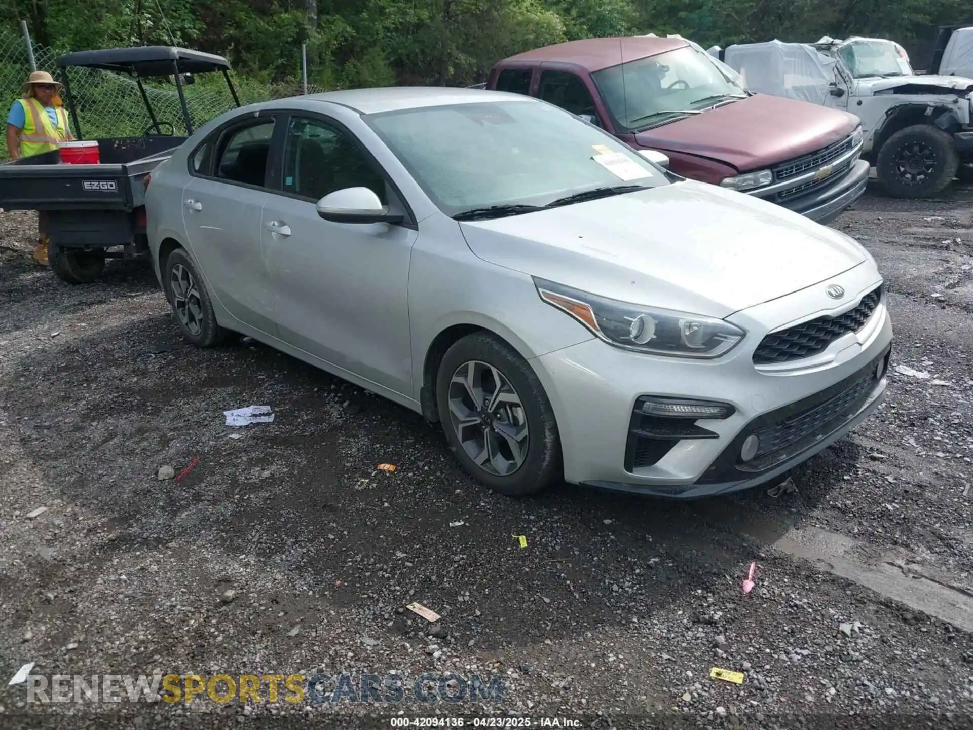 1 Photograph of a damaged car 3KPF24AD1ME290811 KIA FORTE 2021